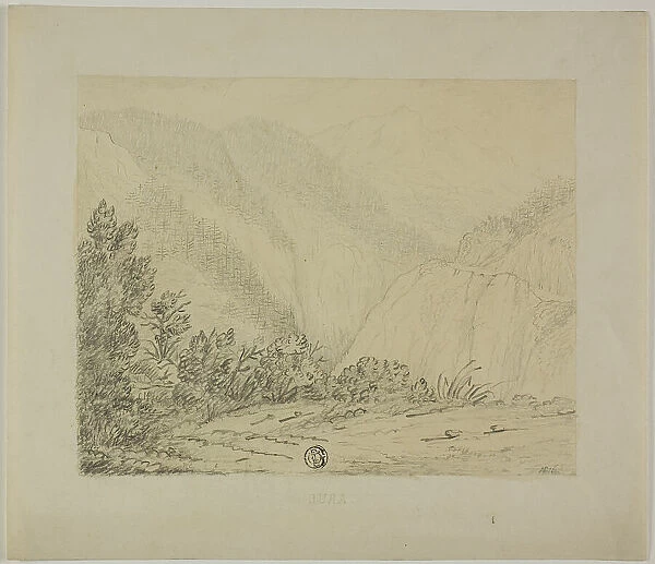 View of Jura Mountains, 1816. Creator: Unknown