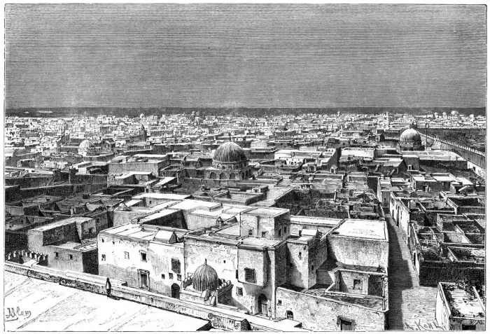 Framed Print : View of Kairwan, Tunisia, c1890. Artist: Armand Kohl Framed Print : View of Kairwan, Tunisia, c1890. Artist: Armand Kohl