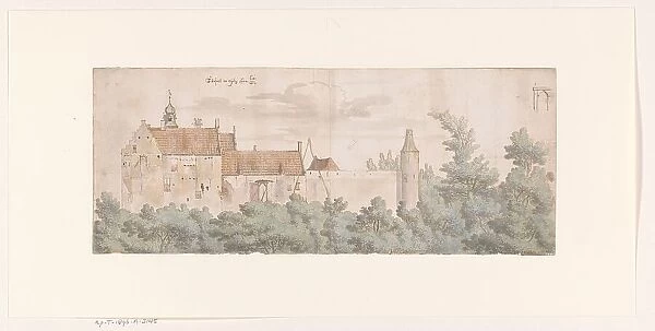 View of Kasteel Ooij, North Brabant, 1682. Creator: Josua de Grave