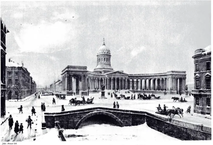 Framed Print : View of the Kazan Cathedral in Saint Petersburg, c. 1850. Artist: Anonymous Framed Print : View of the Kazan Cathedral in Saint Petersburg, c. 1850. Artist: Anonymous