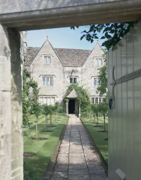 Framed Print : View of the front of Kelmscott Manor, Oxfordshire Framed Print : View of the front of Kelmscott Manor, Oxfordshire