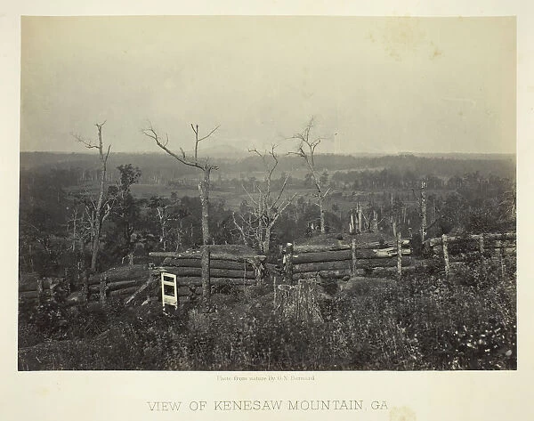 View of Kenesaw Mountain, Ga. 1866. Creator: George N. Barnard