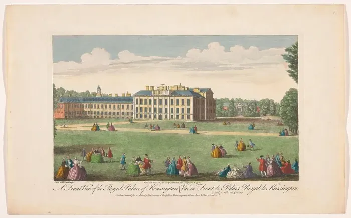Framed Print : View of Kensington Palace in London, 1751. Creator: Fabr. Parr Framed Print : View of Kensington Palace in London, 1751. Creator: Fabr. Parr