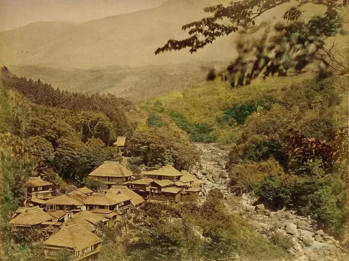 Framed Print : View of Kiga, 1865. Creator: Unknown Framed Print : View of Kiga, 1865. Creator: Unknown