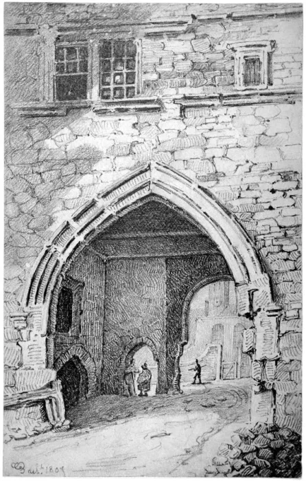 Framed Print : View of King Johns Gate in the Abbey of St Saviour, Bermondsey, London, 1807 Framed Print : View of King Johns Gate in the Abbey of St Saviour, Bermondsey, London, 1807