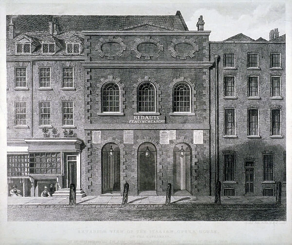 View of the Kings Theatre, Haymarket, London, 1789
