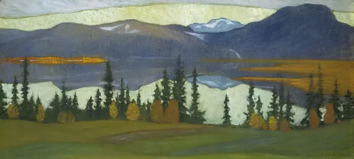 Framed Print : View from Klocka. Creator: Helmer Osslund Framed Print : View from Klocka. Creator: Helmer Osslund