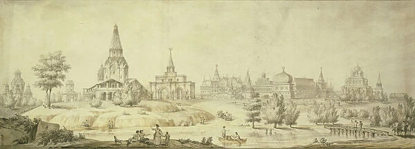 View of Kolomenskoye, 1795. Artist: Quarenghi, Giacomo Antonio Domenico (1744-1817)