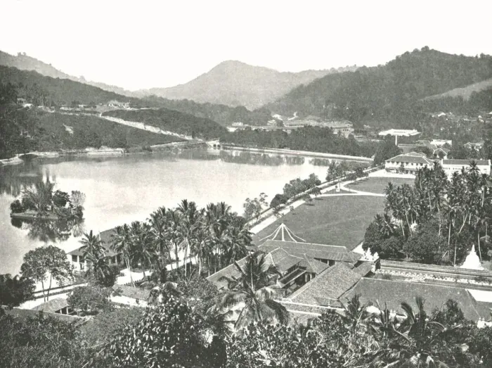 Framed Print : View from Lady Hortons Walk, Kandy, Ceylon, 1895. Creator: W &s Ltd Framed Print : View from Lady Hortons Walk, Kandy, Ceylon, 1895. Creator: W &s Ltd