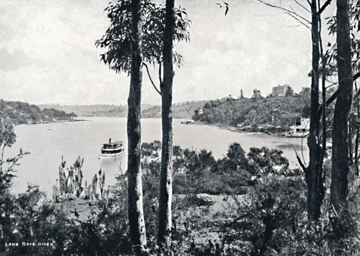Framed Print : View on the Lane Cove River, c1900. Creator: Unknown Framed Print : View on the Lane Cove River, c1900. Creator: Unknown