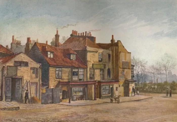Framed Print : View of Lawrence Street, Chelsea, London, 1882. Artist: John Crowther