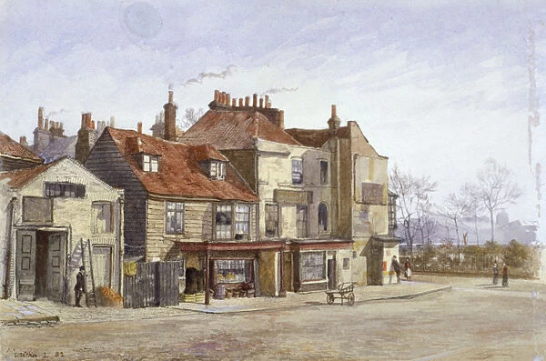View of Lawrence Street, Chelsea, London, 1882. Artist: John Crowther