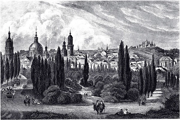 View of Lemberg, ca 1845. Artist: Anonymous