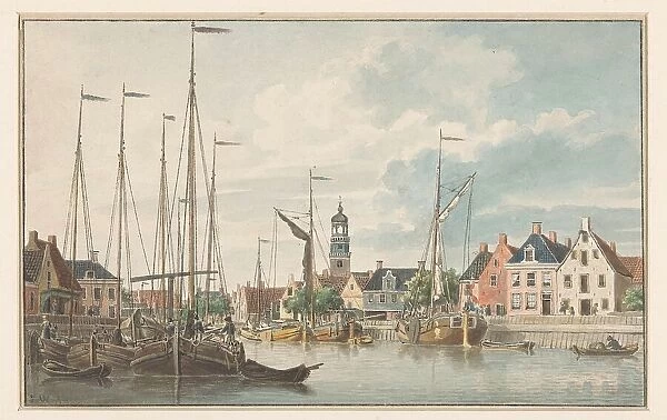 View of Lemmer, 1832-1880. Creator: Jan Weissenbruch