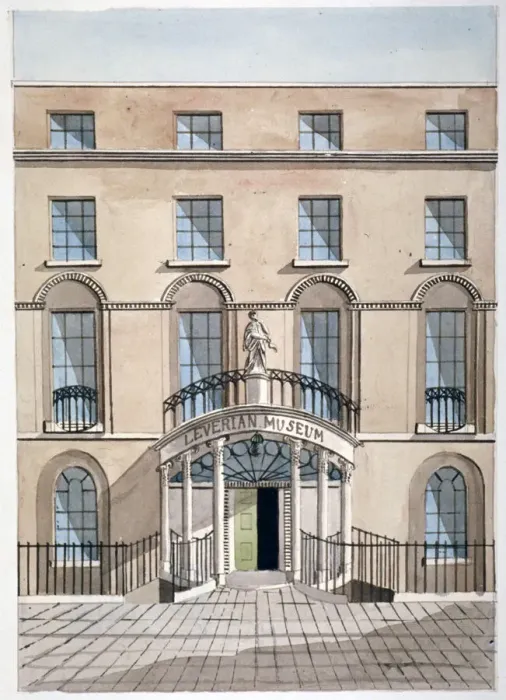 Framed Print : Front view of the Leverian Museum, Albion Place, Southwark, London, c1806