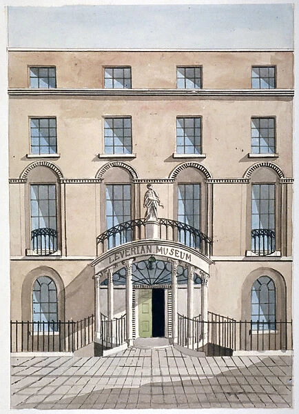 Front view of the Leverian Museum, Albion Place, Southwark, London, c1806