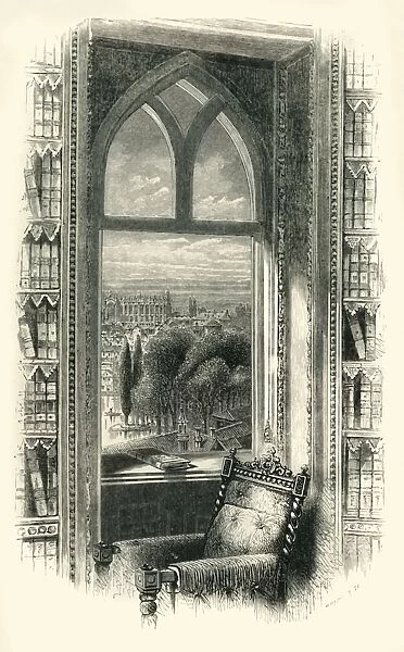View from the Library Window, c1870