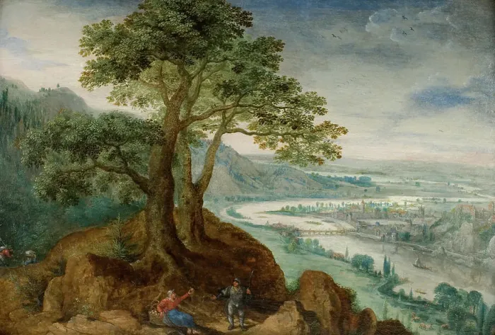 Framed Print : View of Linz, 1599 Framed Print : View of Linz, 1599
