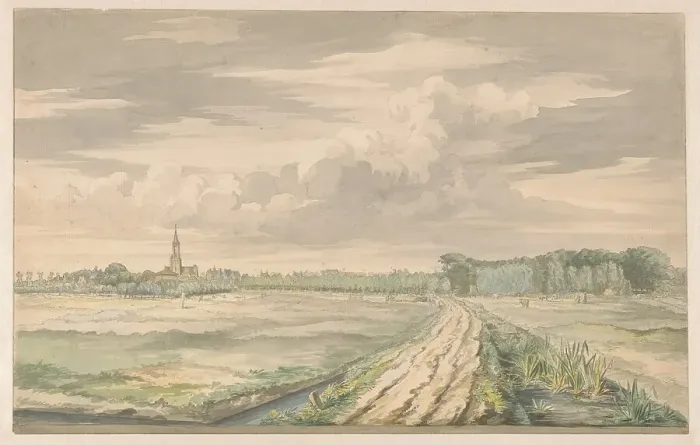 Framed Print : View of Loenen, c.1770-c.1780. Creator: Gerrit Zegelaar Framed Print : View of Loenen, c.1770-c.1780. Creator: Gerrit Zegelaar