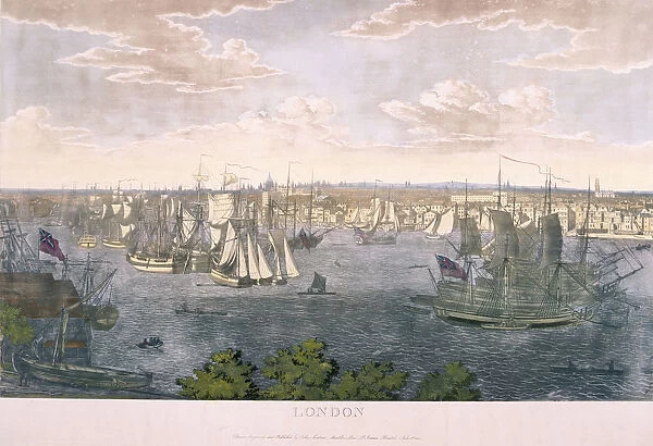 View of London, 1801. Artist: Johannes Swertner