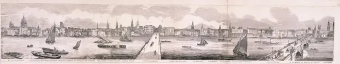 Framed Print : View of London, 1851 Framed Print : View of London, 1851