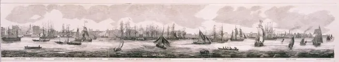 Framed Print : View of London, 1851 Framed Print : View of London, 1851