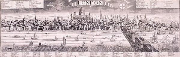 View of London, c1710