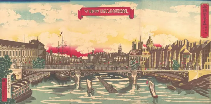 Framed Print : View in London, the Prosperity of Countries: London, England, September 1872 Framed Print : View in London, the Prosperity of Countries: London, England, September 1872