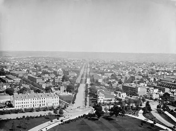 View looking east down Pennsylvania Avenue... [Washington D.C.], c.1860-1880 Creator: Unknown