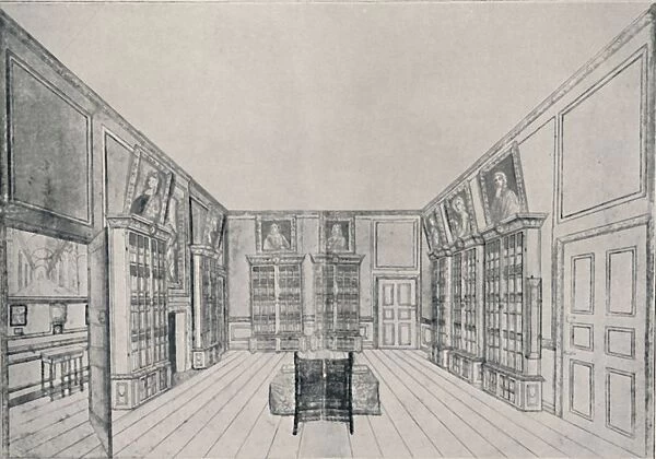 View Looking Inwards of Samuel Pepyss Library in York Building, 1928