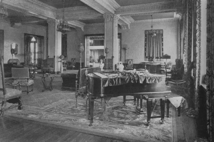 Framed Print : View of lounge, Gaylord Apartments, Los Angeles, California. 1924 Framed Print : View of lounge, Gaylord Apartments, Los Angeles, California. 1924