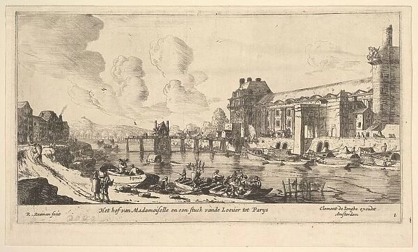 View of the Louvre and the Tuileries, from Views of Paris and Neighborhoods, plate 1