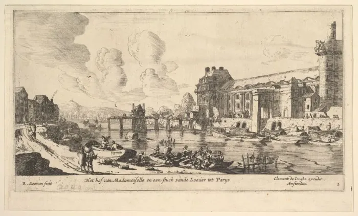 Framed Print : View of the Louvre and the Tuileries, from Views of Paris and Neighborhoods, plate 1 Framed Print : View of the Louvre and the Tuileries, from Views of Paris and Neighborhoods, plate 1