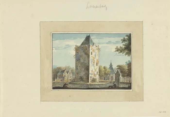 Framed Print : View in Lunenburg, 1700-1800. Creator: Anon Framed Print : View in Lunenburg, 1700-1800. Creator: Anon