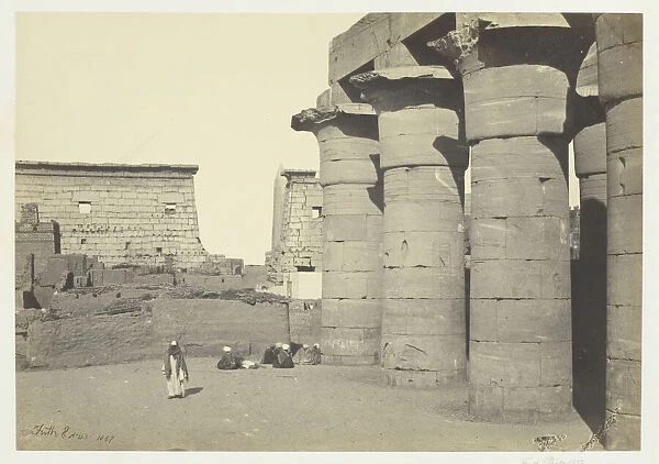 View at Luxor, 1857. Creator: Francis Frith