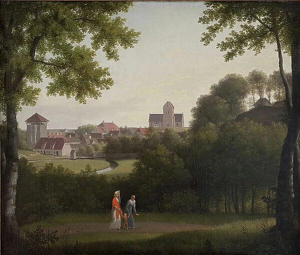 View Towards Lyngby, 1803-1810. Creator: CW Eckersberg