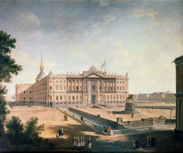 Framed Print : View of the Michael Palace and the Connetable Square, St Petersburg, c1800. Artist: Fyodor Yakovlevich Alexeev Framed Print : View of the Michael Palace and the Connetable Square, St Petersburg, c1800. Artist: Fyodor Yakovlevich Alexeev