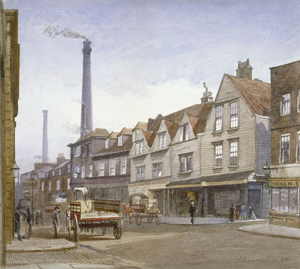 View of Mint Street, Southwark, London, 1884. Artist: John Crowther