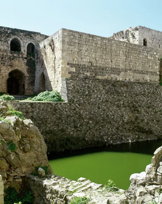 Framed Print : View of the moat, Krak des Chevaliers, Syria, 2001. Creator: LTL Framed Print : View of the moat, Krak des Chevaliers, Syria, 2001. Creator: LTL