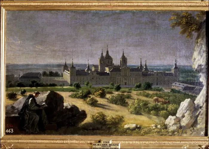 Framed Print : View of the Monastery of El Escorial Framed Print : View of the Monastery of El Escorial