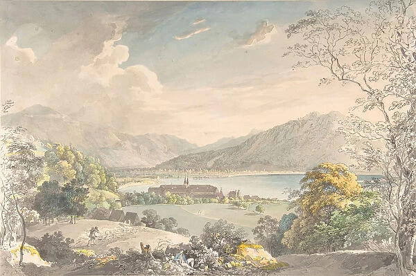 View of the Monastery in Tegernsee seen from the north-east, late 18th-mid 19th century
