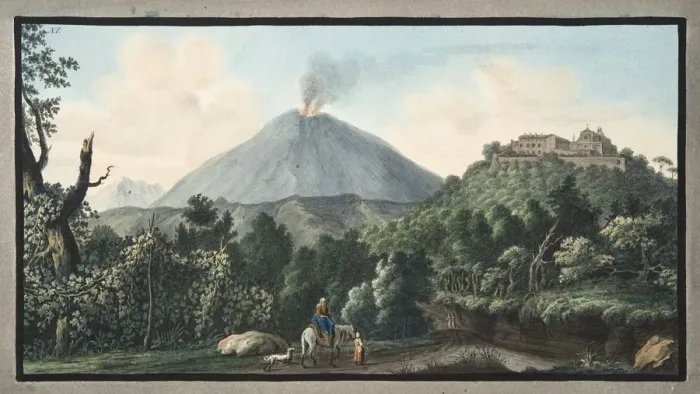 Framed Print : View of the Monte S. Angelo on which there is a Convent of Camaldolefi Monks, 1776 Framed Print : View of the Monte S. Angelo on which there is a Convent of Camaldolefi Monks, 1776