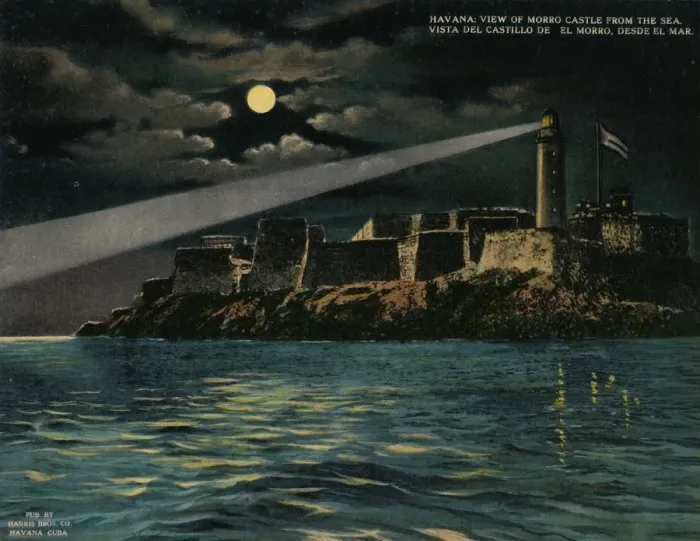 Framed Print : View of Morro Castle from the sea, Havana, Cuba, c1920 Framed Print : View of Morro Castle from the sea, Havana, Cuba, c1920