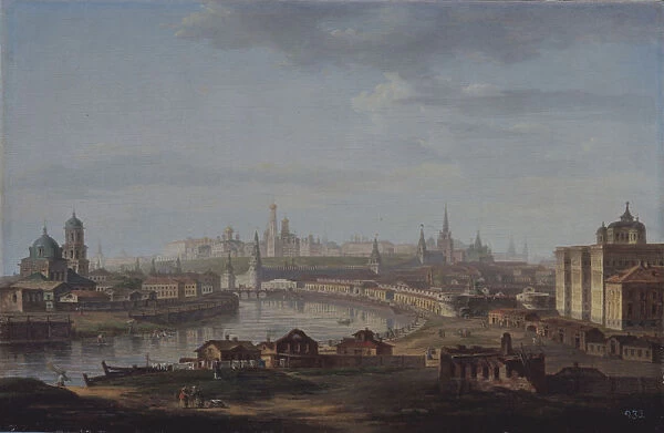 View of Moscow. Artist: Vorobyev, Maxim Nikiphorovich (1787-1855)