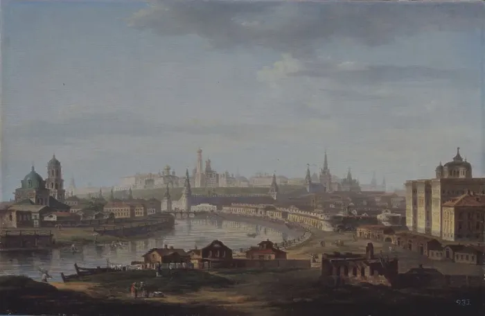 Framed Print : View of Moscow. Artist: Vorobyev, Maxim Nikiphorovich (1787-1855) Framed Print : View of Moscow. Artist: Vorobyev, Maxim Nikiphorovich (1787-1855)