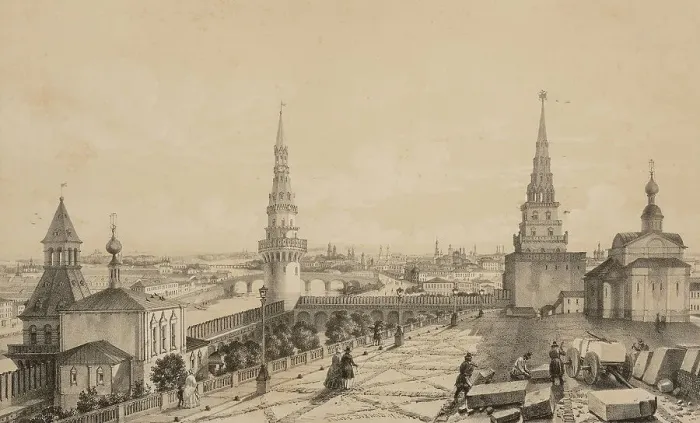 Framed Print : View of Moscow from the Kremlin, 1844 Framed Print : View of Moscow from the Kremlin, 1844