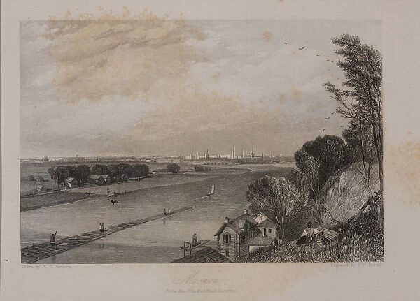 View of Moscow from the Neskuchny Garden, 1836