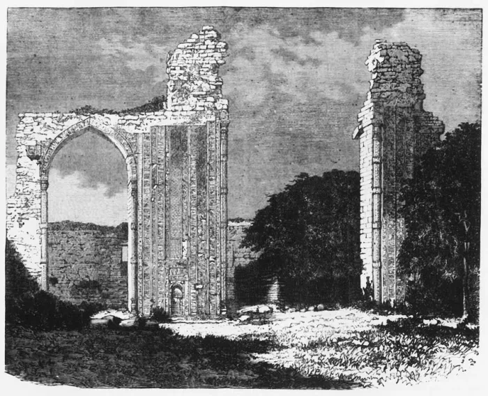 Framed Print : View of the Mosque of the Emperor Altamsh, near Delhi, c1891. Creator: James Grant Framed Print : View of the Mosque of the Emperor Altamsh, near Delhi, c1891. Creator: James Grant