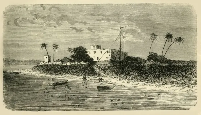 Framed Print : View at the Mouth of the Hooghly, 1890. Creator: Unknown