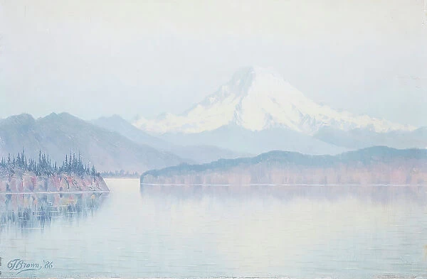 View of Mt. Rainier (image 2 of 2), 1886. Creator: Grafton Tyler Brown